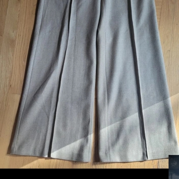 BCBG Wideleg Wool Trousers - Picture 3 of 13